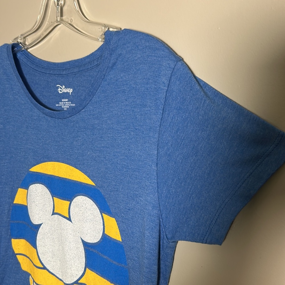 UCLA Bruins X Walt Disney NCAA Mickey Bruins Blue and Yellow Women’s Medium Tee - Picture 5 of 9